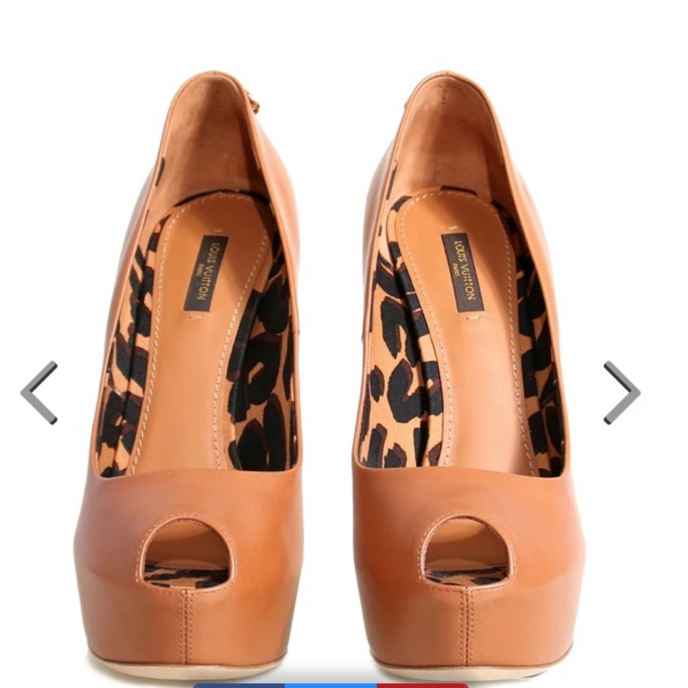 RARE louis vuitton Oh Really! Peep-Toe Pumps